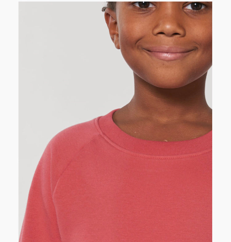 Organic Flash Sweatshirt // Red